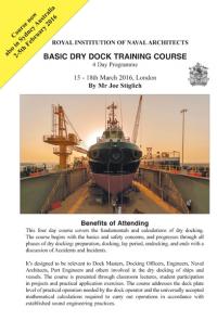 drydock training brochure - March 2016